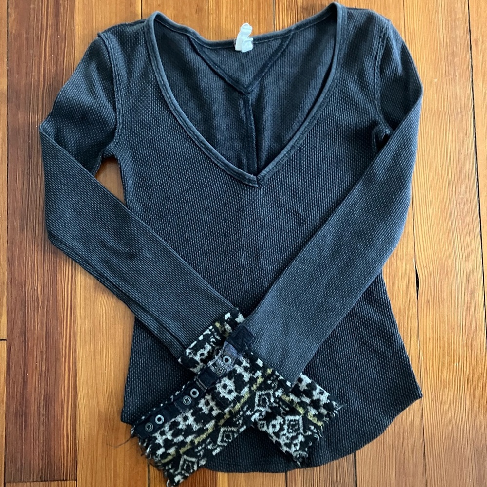 Free People Thermal Shirt